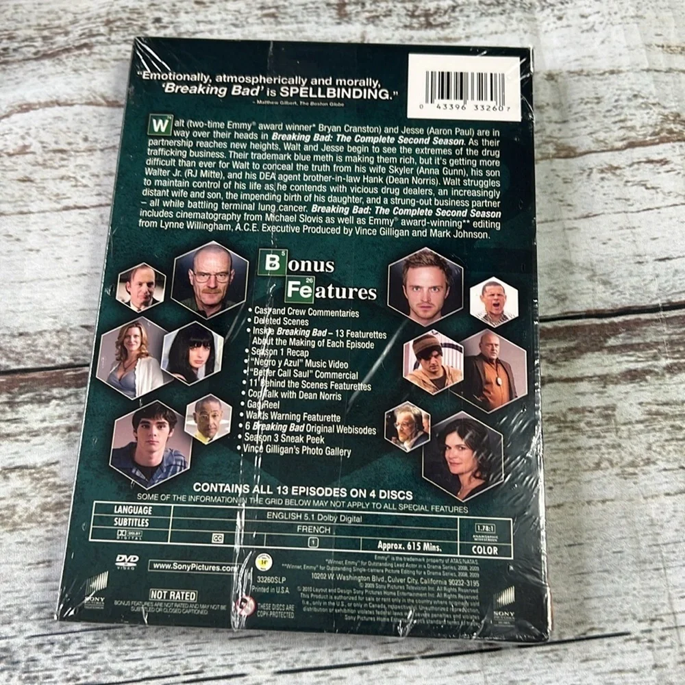 Breaking Bad DVD Box Set Complete Season 1-4 ( Season 2-4 are brand new)